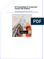 Full Download PDF of (Ebook PDF) Essentials of Corporate Finance 8th Edition All Chapter