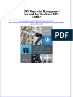 Full Download PDF of (Ebook PDF) Financial Management: Principles and Applications 13th Edition All Chapter