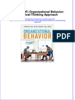 Full Download PDF of (Ebook PDF) Organizational Behavior: A Critical-Thinking Approach All Chapter