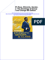 Full Download PDF of (Ebook PDF) Race, Ethnicity, Gender, and Class: The Sociology of Group Conflict and Change 8th Edition All Chapter