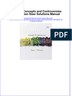 (Download PDF) Nutrition Concepts and Controversies 13th Edition Sizer Solutions Manual Full Chapter