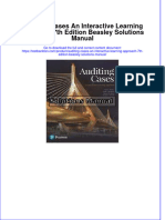 (Download PDF) Auditing Cases An Interactive Learning Approach 7th Edition Beasley Solutions Manual Full Chapter