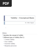 Week 5.1 - Conceptual Basis of Validity - Part 1