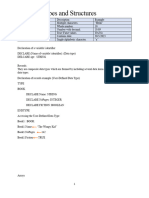 10 - Data Types and Structures