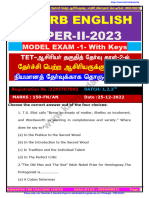 UG TRB ENGLISH Model Exam-1- (150) Marks For TET-ஆசிரியர் தகுதி தேர்வு தாள்-2-ல் தேர்ச்சி பெற்ற ஆசிரியருக்கு வினா மற்றும் விடைகளுடன் பதிவு-4