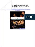 (Download PDF) Making of The West Peoples and Cultures 5th Edition Hunt Test Bank Full Chapter