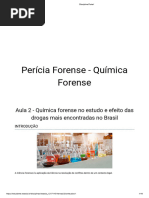 Aula 2 - Química Forense No Estudo e Efeito Das Drogas Mais Encontradas No Brasil