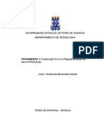 FICHAMENTO 3 - Construção Civil