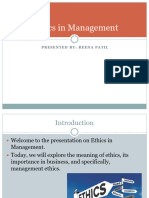 Ethics in Management 