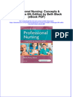 Full Download PDF of Professional Nursing: Concepts & Challenges 8th Edition by Beth Black (Ebook PDF) All Chapter