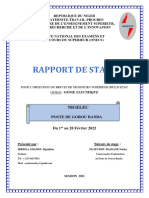 Rapport de Stage