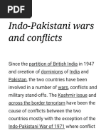 Indo-Pakistani Wars and Conflicts - Wikipedia