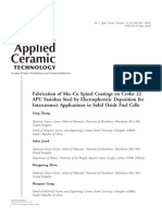 Zhang2013 - Fabrication of Mn-Co Spinel Coating On Crofer 22 APU