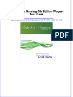 (Download PDF) High Acuity Nursing 6th Edition Wagner Test Bank Full Chapter