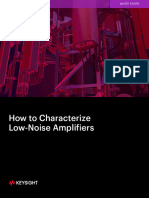 How To Characterize Low-Noise Amplifiers