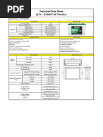 Datasheet 150ah OPHT18060 Tubular