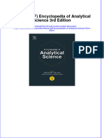 Full Download PDF of (Ebook PDF) Encyclopedia of Analytical Science 3rd Edition All Chapter