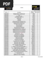 Pricelist 2023