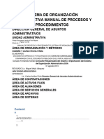 MANUAL PROCESOS UNIDAD ADMINISTRATIVA Bol