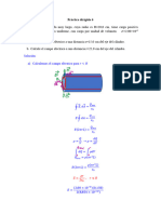 Solución A) Calculemos El Campo Eléctrico para : Práctica Dirigida 6