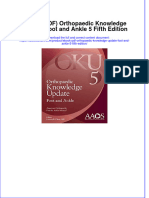 (Ebook PDF) (Ebook PDF) Orthopaedic Knowledge Update: Foot and Ankle 5 Fifth Edition All Chapter