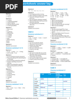 Metro2e L1 Grammar Worksheets 1 8 AK