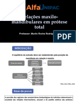 Relações Maxilo-Mandibulares em Prótese Total