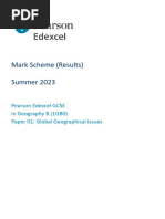 Markscheme For Geography Tes