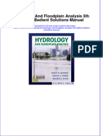 (Download PDF) Hydrology and Floodplain Analysis 5th Edition Bedient Solutions Manual Full Chapter