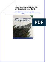 (Download PDF) Intermediate Accounting IFRS 6th Edition Spiceland Test Bank Full Chapter