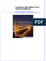 Instant Download PDF College Accounting 14th Edition Price Solutions Manual Full Chapter