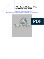 (Download PDF) Chemistry The Central Science 11th Edition Brown Test Bank Full Chapter