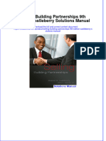 Instant Download PDF Selling Building Partnerships 9th Edition Castleberry Solutions Manual Full Chapter