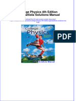 Instant Download PDF College Physics 4th Edition Giambattista Solutions Manual Full Chapter