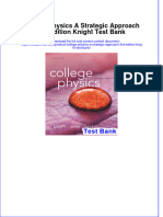 Instant Download PDF College Physics A Strategic Approach 3rd Edition Knight Test Bank Full Chapter