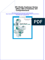 Full Download PDF of (Ebook PDF) Shelly Cashman Series Microsoft Office 365 & Publisher 201 Comprehensive All Chapter