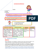 d4 A2 Sesion Planificamos y Escribimos Un Cuento Sobre Los Derechos