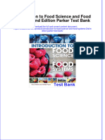 Instant Download PDF Introduction To Food Science and Food Systems 2nd Edition Parker Test Bank Full Chapter