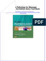 (Download PDF) Mosbys Pathology For Massage Therapists 3rd Edition Salvo Test Bank Full Chapter