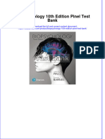 (Download PDF) Biopsychology 10th Edition Pinel Test Bank Full Chapter