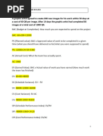 EVM Practice In-Class Exercises