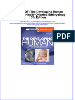 Full Download PDF of (Ebook PDF) The Developing Human E-Book: Clinically Oriented Embryology 10th Edition All Chapter