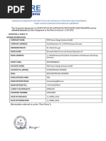 Investment Contract FDS and