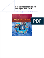 (Download PDF) Principles of Macroeconomics 7th Edition Taylor Test Bank Full Chapter