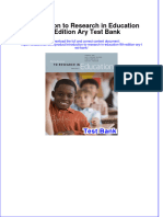 Instant Download PDF Introduction To Research in Education 9th Edition Ary Test Bank Full Chapter