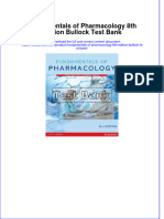 (Download PDF) Fundamentals of Pharmacology 8th Edition Bullock Test Bank Full Chapter