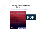 Instant Download PDF Investments 11th Edition Bodie Test Bank Full Chapter