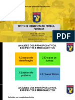 Aula 8 - Testes de Identifica - O-J Pureza e Pot-Ncia