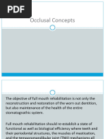 Occlusal Concepts