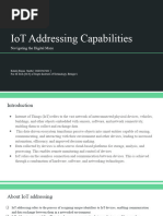 IoT Addressing Capabilities